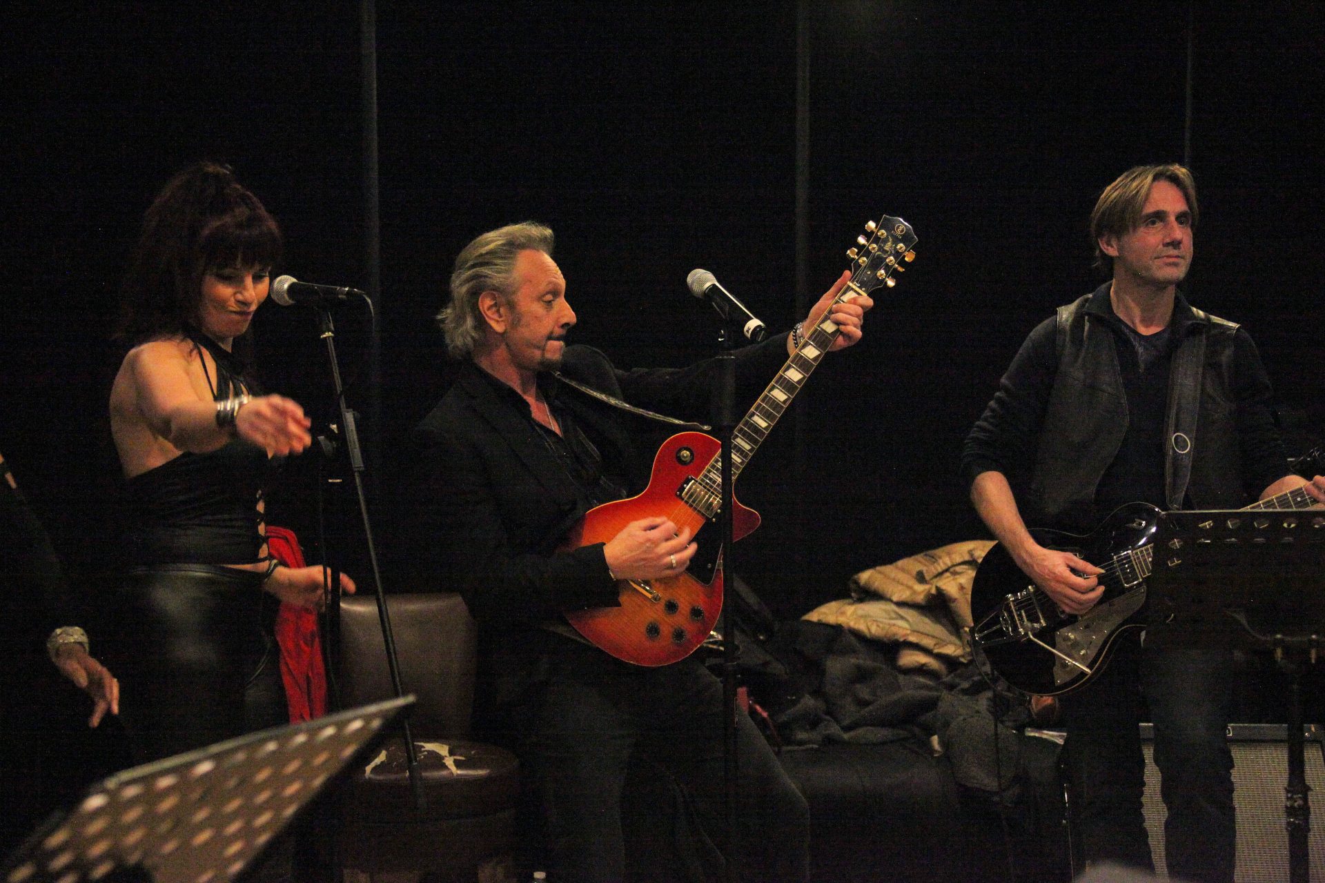 Vue de la scène avec audience en arrière-plan